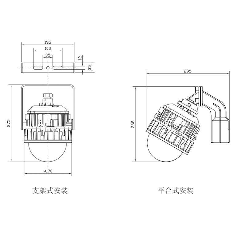 BPC8767 EXPLOSION-PROTECTED LED PENDANT LIGHT FITTING BPC8767 EXPLOSION-PROTECTED LED PENDANT LIGHT FITTING